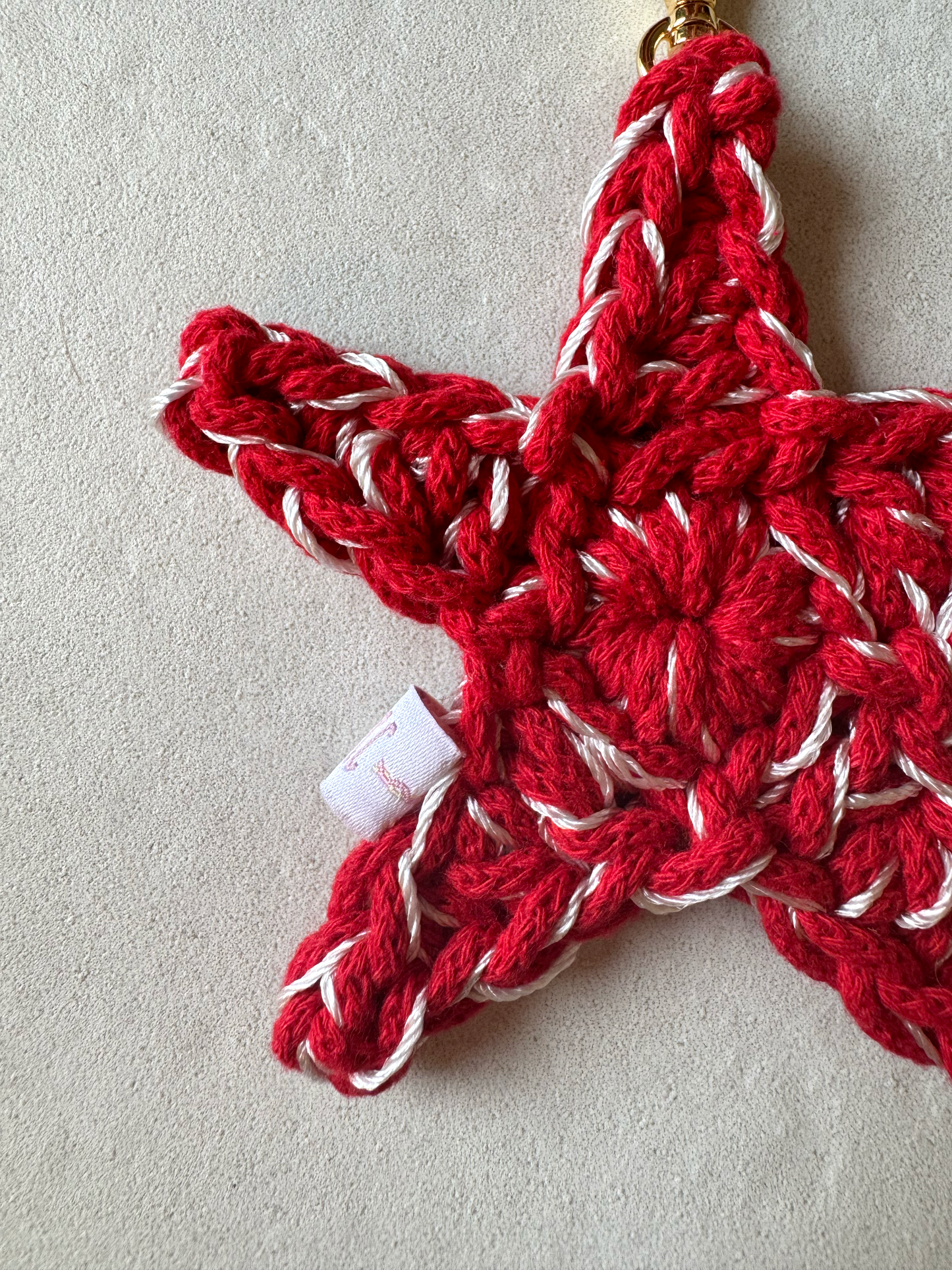 CHM star red + ivory silk
