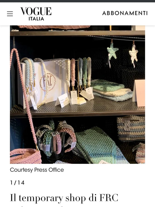 VOGUE - Il temporary shop di FRC milano a Milano