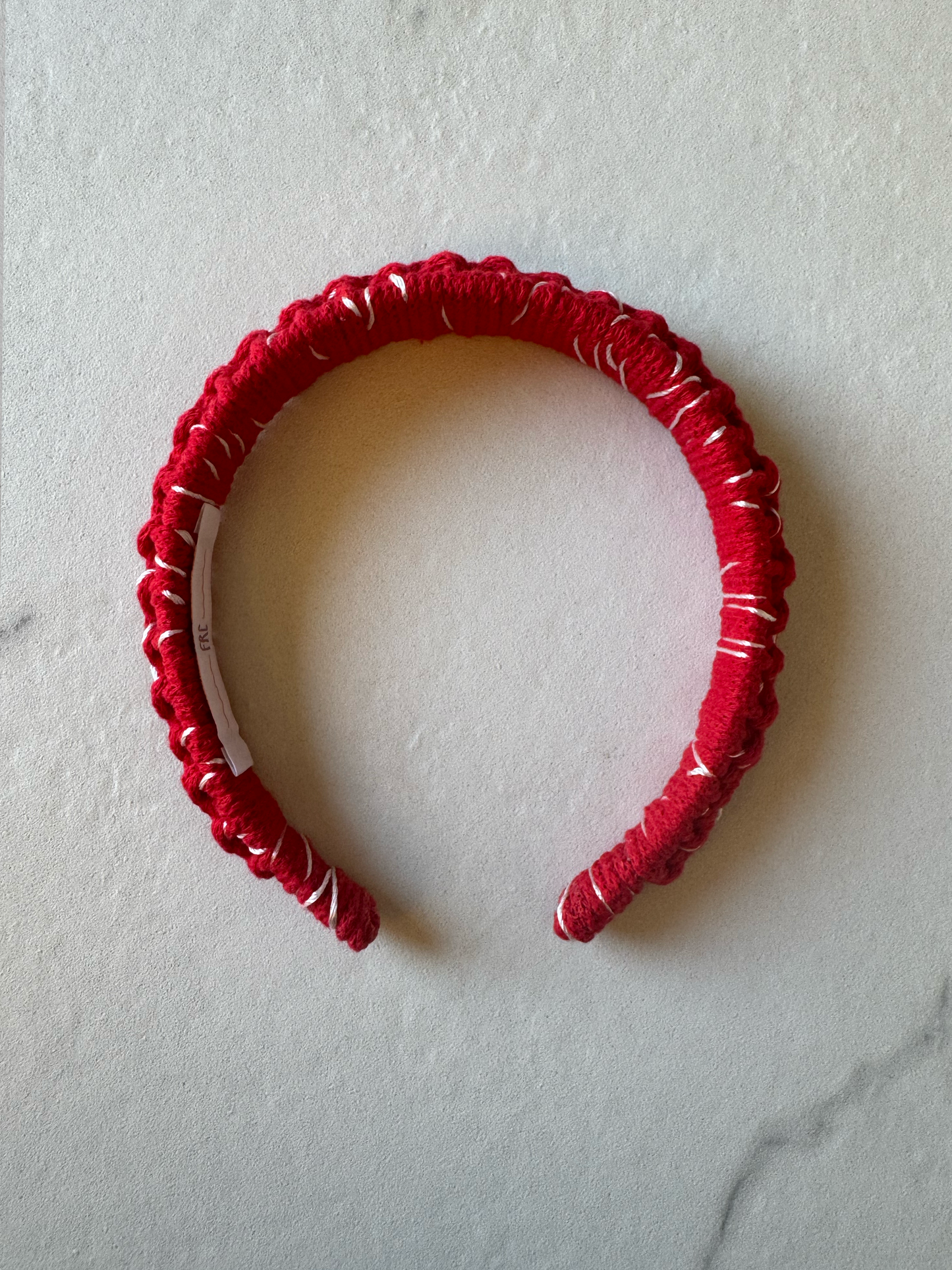 CHT red + ivory silk