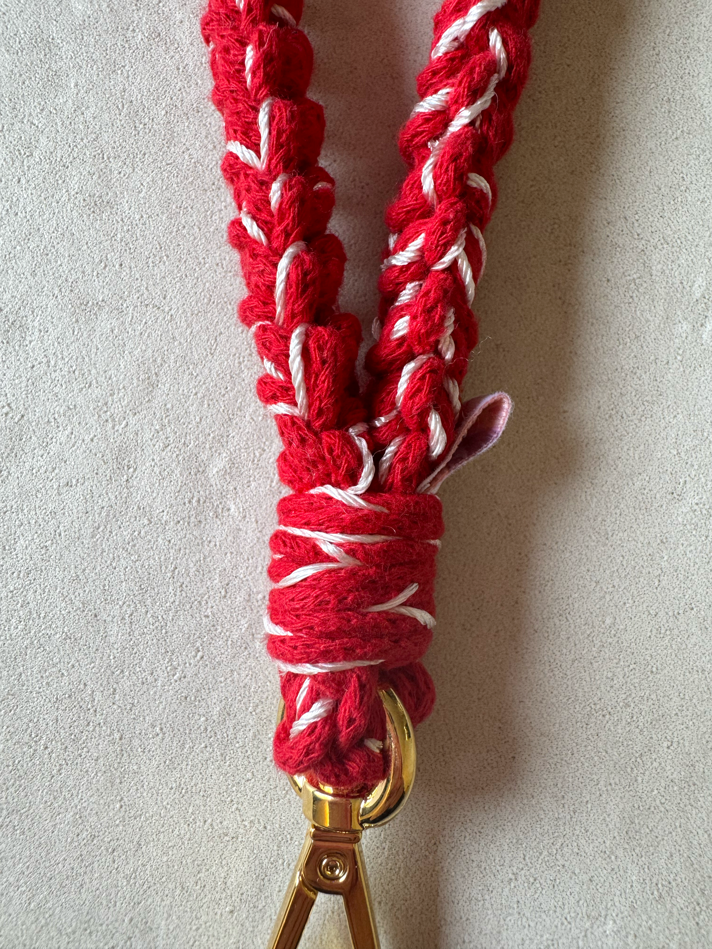 KCH red + ivory silk